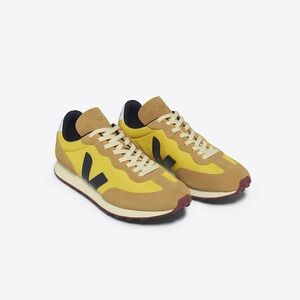Veja Mustard and Tan Athletic Shoes